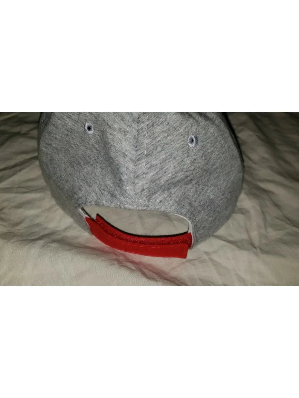 Minnie  Hat Cap Toddler Youth Red and Gray Adjustable One Size
